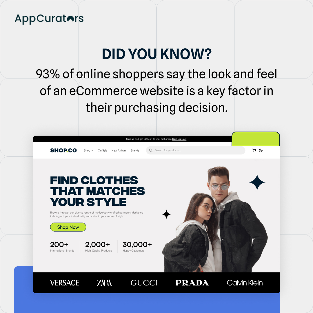 App_Curators's tweet image. Your website isn&apos;t just a storefront—it&apos;s the first impression that seals the deal. 💻✨ A great design = more conversions. 🚀&quot;&quot;

#eCommerceTips #WebDesignMatters #OnlineShopping #DigitalSuccess