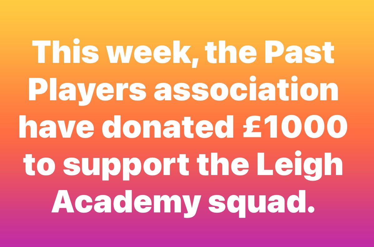 As we continue to support Leigh Youth Hub, we have also….