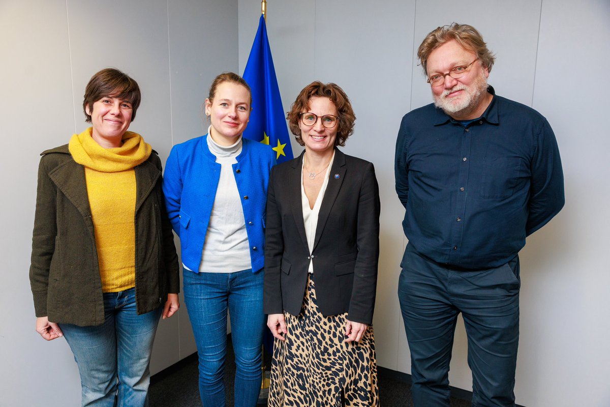 European Environmental Bureau (@green_europe) on Twitter photo This week <a href="/tenBrinkPatrick/">Patrick ten Brink</a>, <a href="/BasDefossez/">Faustine Bas-Defossez</a> and
<a href="/toxicfreefuture/">Tatiana Santos</a> met <a href="/JessikaRoswall/">Jessika Roswall</a> to discuss the vital role of civil society in decision-making and the urgent need to tackle chemical pollution under the EU Green Deal, to move towards a #toxicfreefuture. This week <a href="/tenBrinkPatrick/">Patrick ten Brink</a>, <a href="/BasDefossez/">Faustine Bas-Defossez</a> and
<a href="/toxicfreefuture/">Tatiana Santos</a> met <a href="/JessikaRoswall/">Jessika Roswall</a> to discuss the vital role of civil society in decision-making and the urgent need to tackle chemical pollution under the EU Green Deal, to move towards a #toxicfreefuture.
