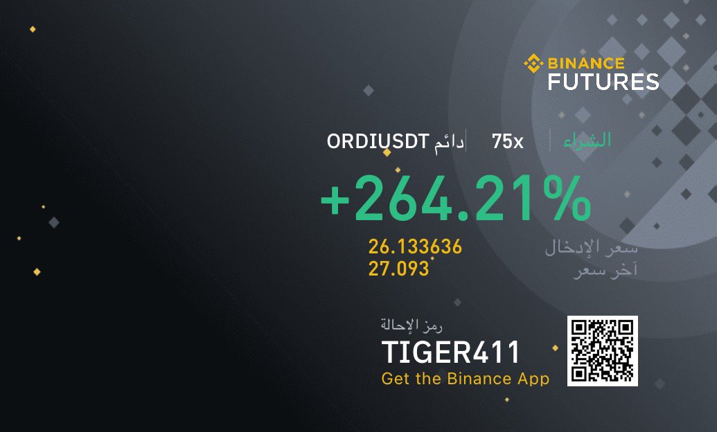 بس تعدل السوق بدينا صفقات فيوتشر 
بستوب ٢٪ وهدف ٥٪🔥

عملة 
$ORDI 
دخول حيتان 🔥
قبل وبعد لابارك الله بالضعف 

الهدف الاول تم✅
واحلا دبلين ✅

#ORDI 
#BTC 
#البتكوين 
#بتكوين 
#فيوتشر