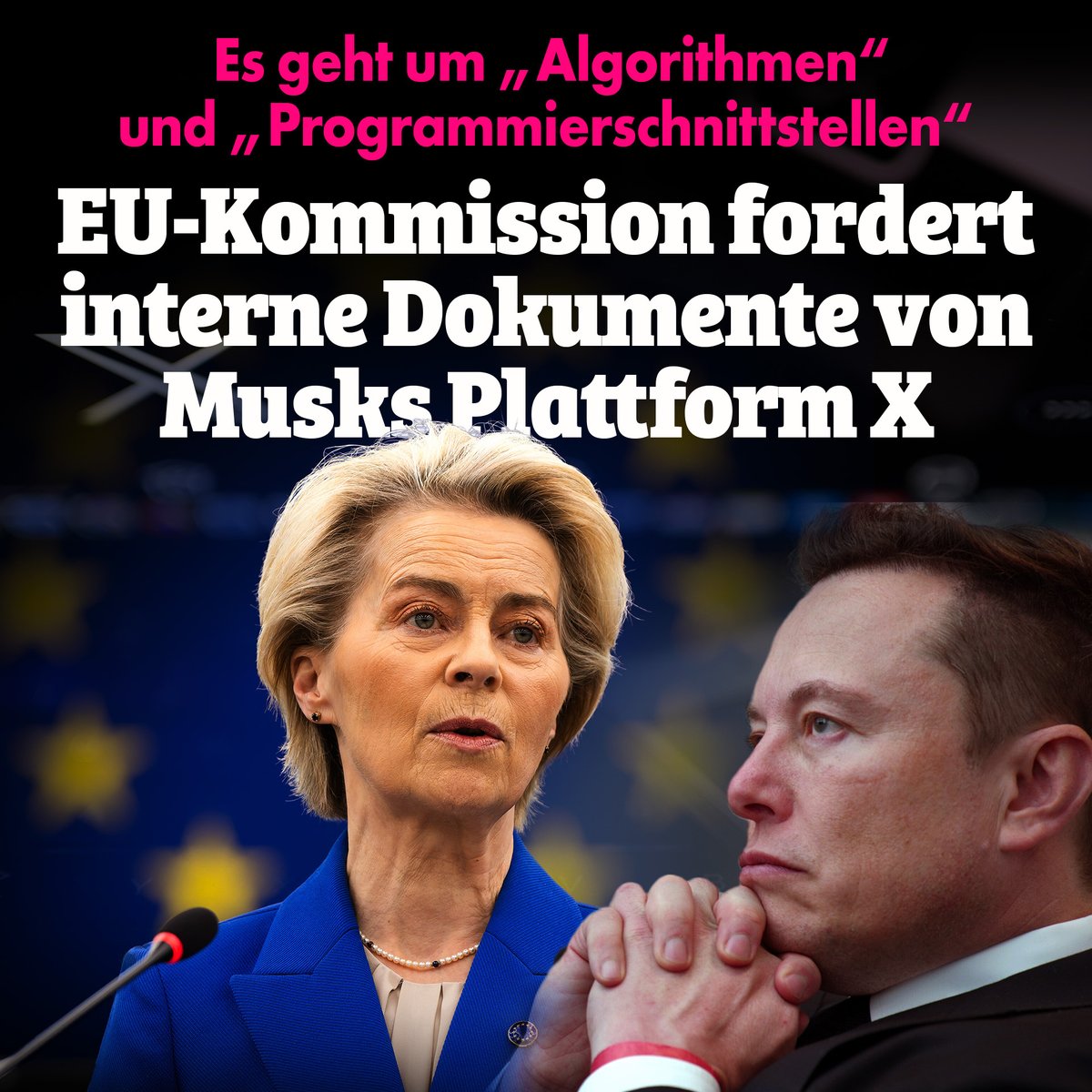 Laut einem Sprecher der EU-Kommission werde die Plattform aufgefordert, „interne Dokumente über alle kürzlich vorgenommenen Änderungen an Algorithmen zu übermitteln“. Diese Dokumente müssten bis zum 15. Februar an die Kommission übergeben werden. Außerdem fordere man die