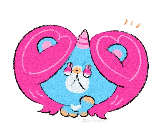 頑張るぞーと思うココちゃん     #キャラサイ #今日のココユニちゃん 