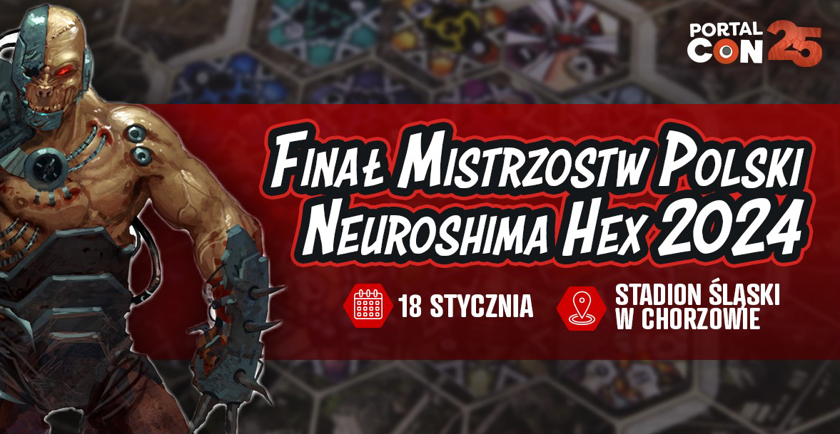 neuroshimahexpl's tweet photo. Już jutro, w sobotę 18 stycznia odbędzie się Portalcon 2025, podczas którego przeprowadzony zostanie finał Mistrzostw Polski 2024 w Neuroshimę Hex 3.0.
https://t.co/tLm3jq86ML
#PortalGames #NeuroshimaHex #MistrzostwaPolski https://t.co/euSIu7srHy