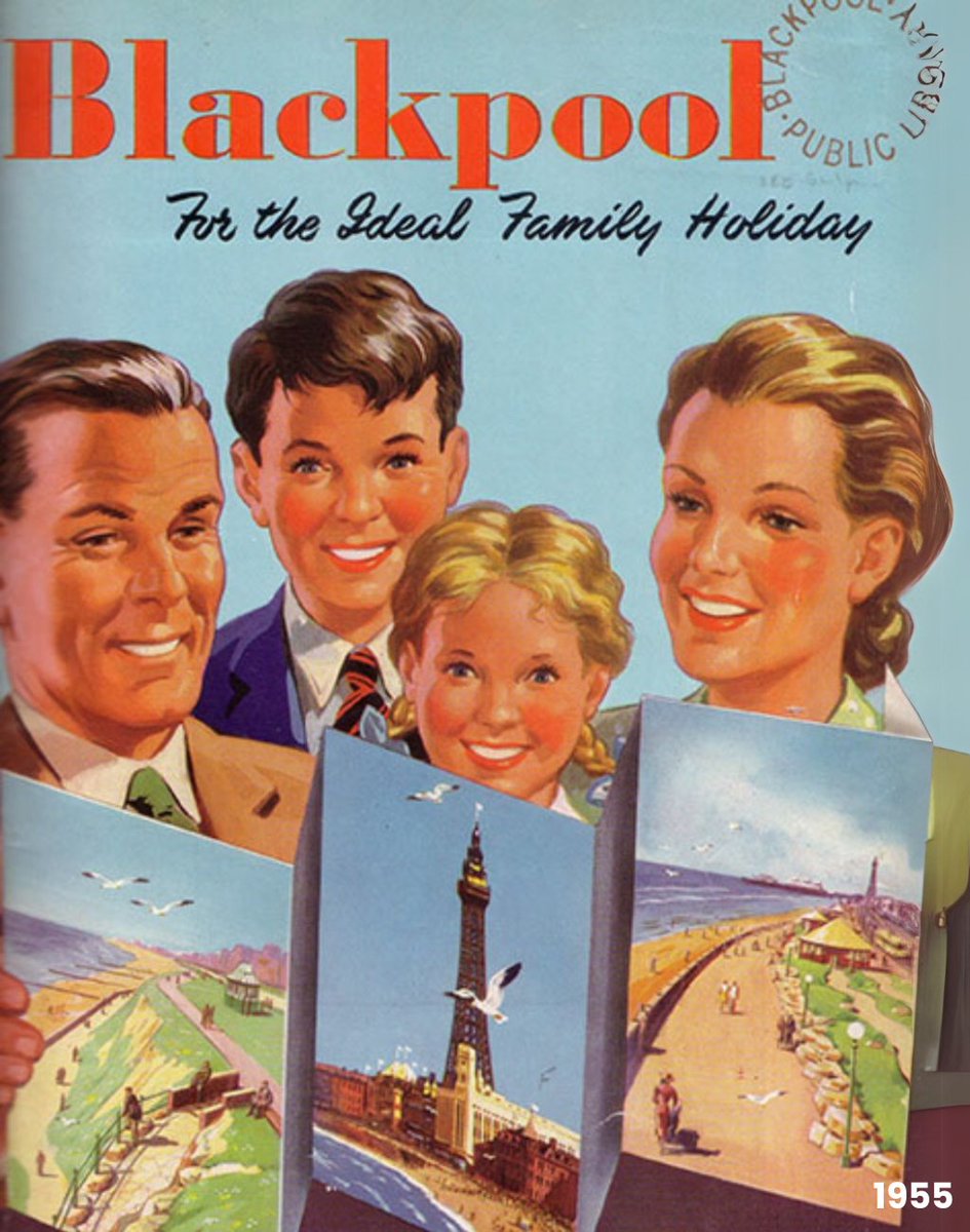ShowtownBPL's tweet image. ☀️🍦❤️ Blackpool holiday brochures through the decades! To celebrate the launch of Blackpool’s 2025 destination guide this month - we thought we’d take a look at some fabulous holiday brochure designs from years gone by!🤩 #Showtown #BlackpoolHistory #Blackpool @visitBlackpool