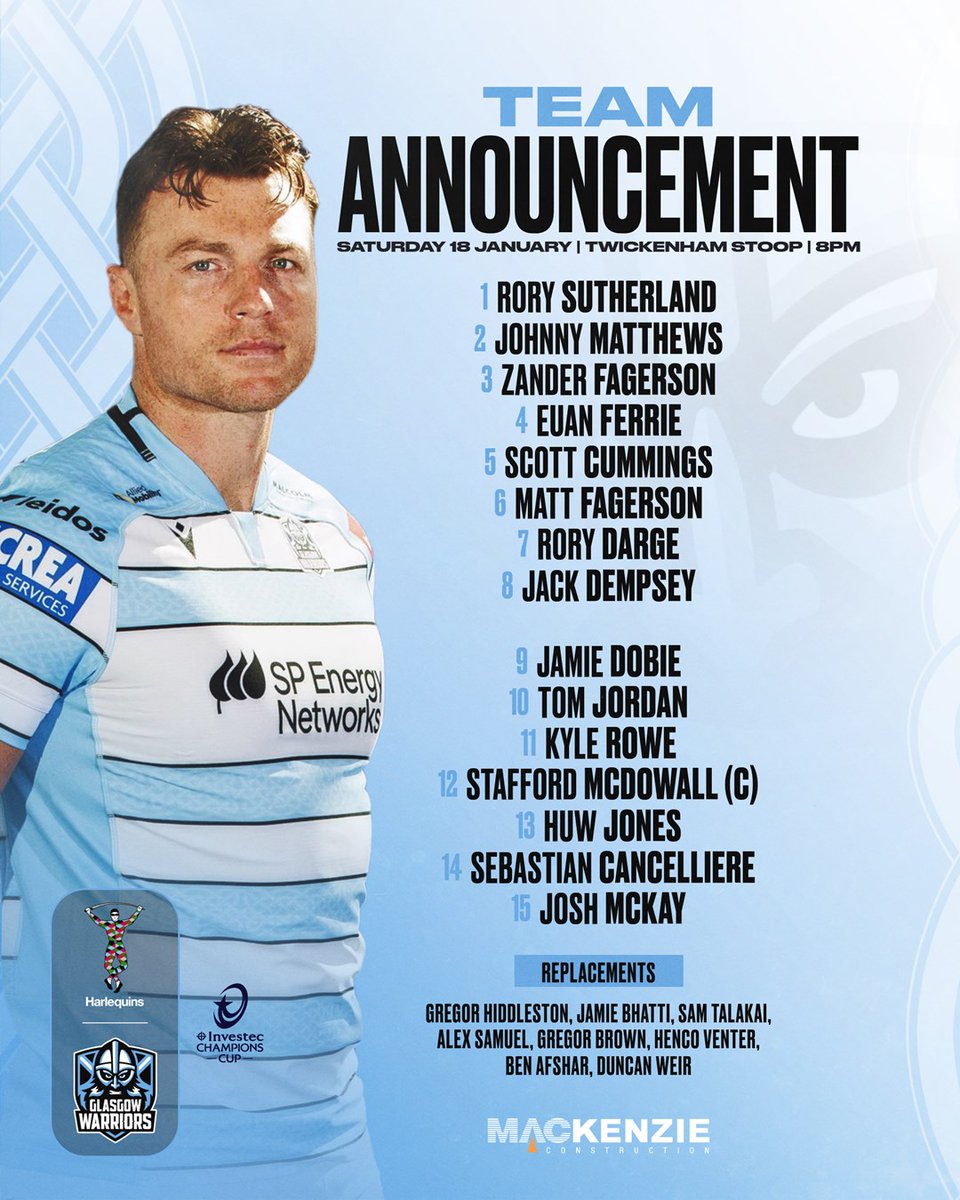 Glasgow Warriors tweet media