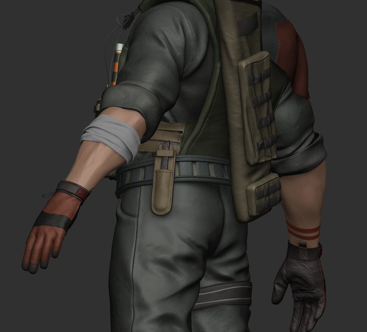 Sneak peak on my practice model ! Sculpt with Zbrush. Guess who it is💪✨ 
#3dart  #3DModel  #WIP