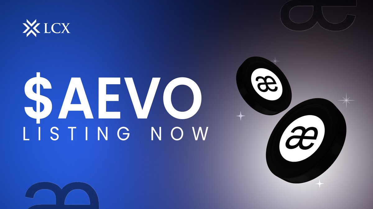 AEVO is listed on LCX! 🎉 Aevo (AEVO) stands out in the cryptocurrency  landscape as a decentralized derivatives exchange, primarily focusing on  options, perpetuals, and pre-launch trading. @aevoxyz Sign up and Trade:
