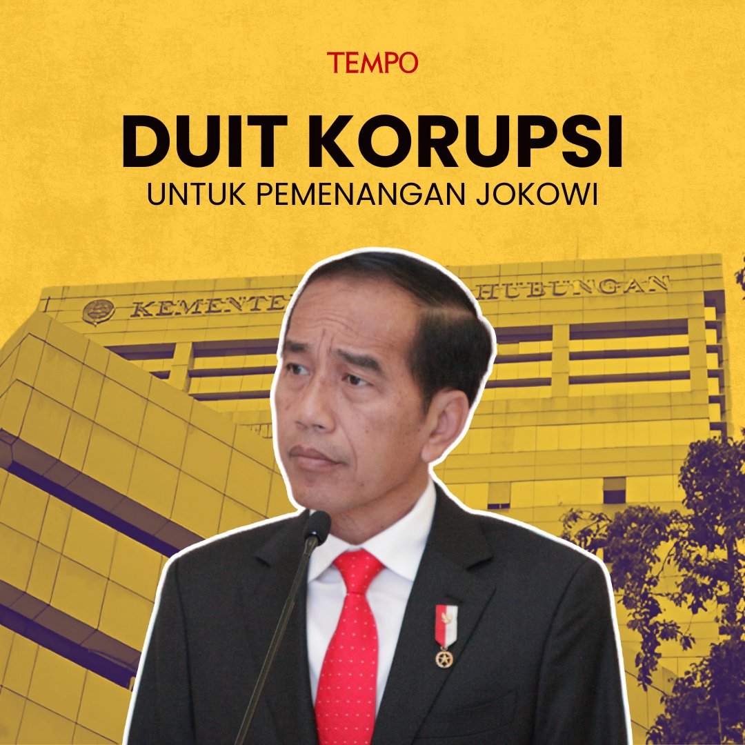 #TempoThread

Sukses Jokowi di Pilpres 2019 nggak lepas dari cerita anak buah mantan Menteri Perhubungan Budi Karya Sumadi yang ngaku disuruh ngumpulin uang untuk pemenangan Jokowi.

Wah, gimana ceritanya tuh?

A Thread