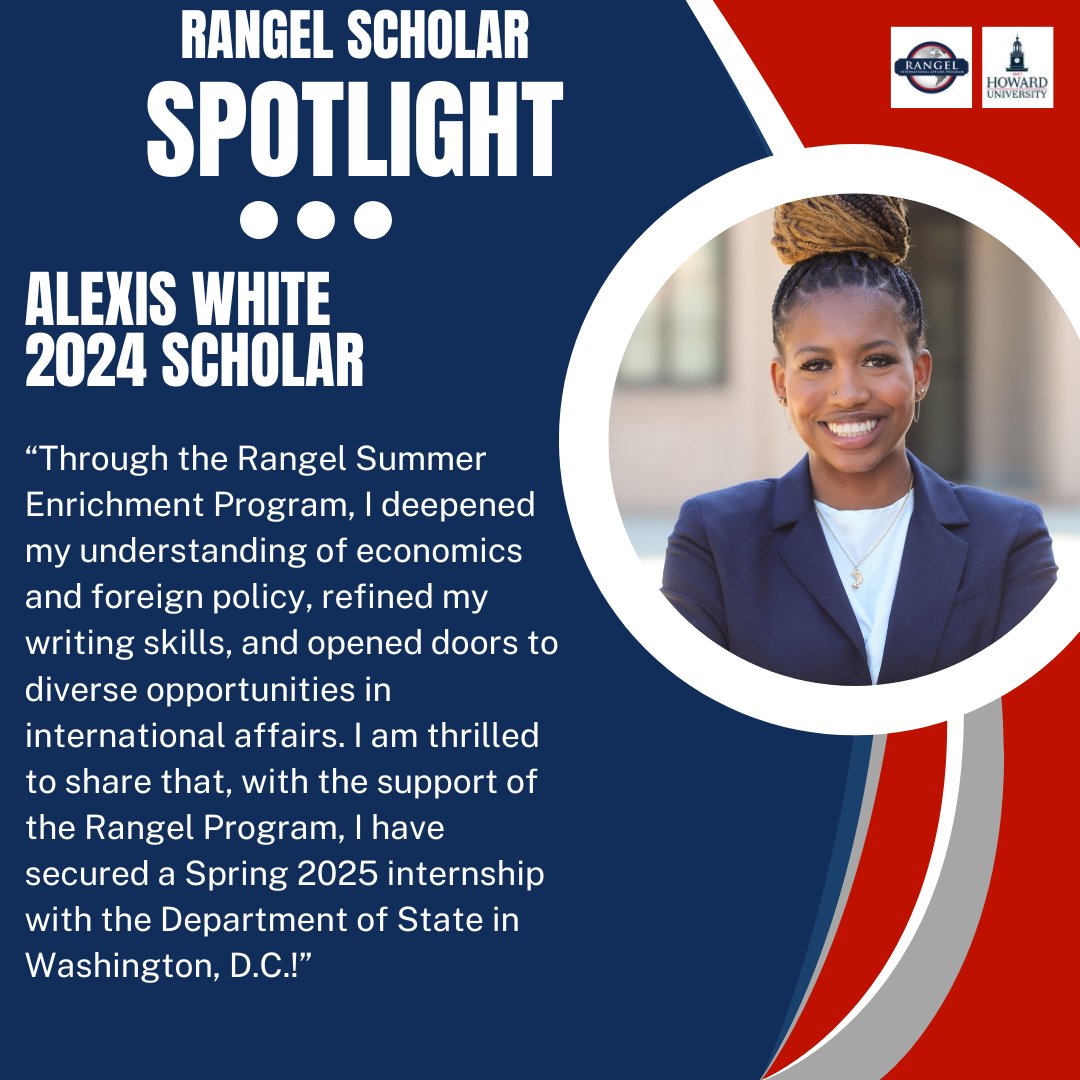 2024 Rangel Scholar and Louisiana State University student Alexis White reflects on how SEP exposed her to the diverse range of skills that helped prepare her for an internship in the international affairs sector. Apply today for #SEP2025: apply.rangelprogram.org