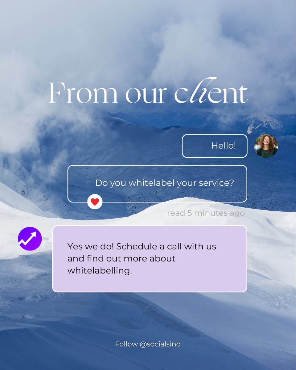 Yes, we absolutely do offer whitelabeling! 🤝✨

#MarketingGoals #CustomerEngagement #OnlinePresence #TargetAudience #BusinessOwners #MarketExpansion