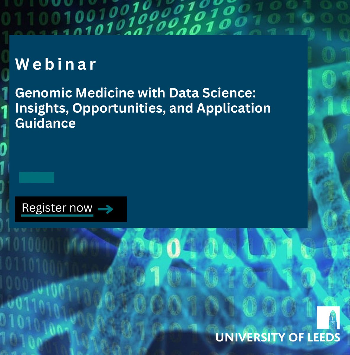 ⏳Just 6 days to go!
Explore career opportunities in Genomic Medicine with Data Science with Dr Mark Iles in our #webinar. Gain insights into employability in pharma, NHS &amp; beyond.
🗓️ Date: 23 Jan 2025
⏰ Time: 15:00 GMT
Register here: bit.ly/4jmo5hy
#HealthcareCareers