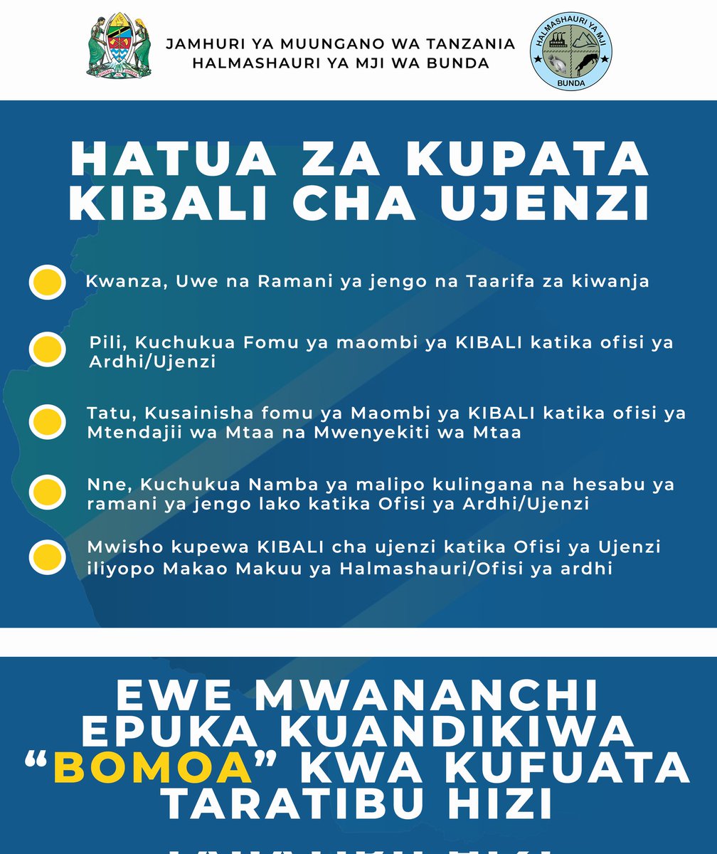 bunda_town's tweet photo. TANGAZO MUHIMU ZINGATIA https://t.co/yyzEfDgivC