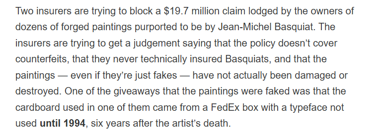 Font experts don't get to testify often but when they do they get results baby!