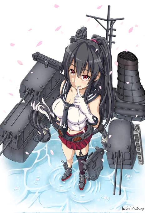 #真冬だけど敢えて桜の画像を貼る見た人もやってねお願い 矢矧('Д`) 