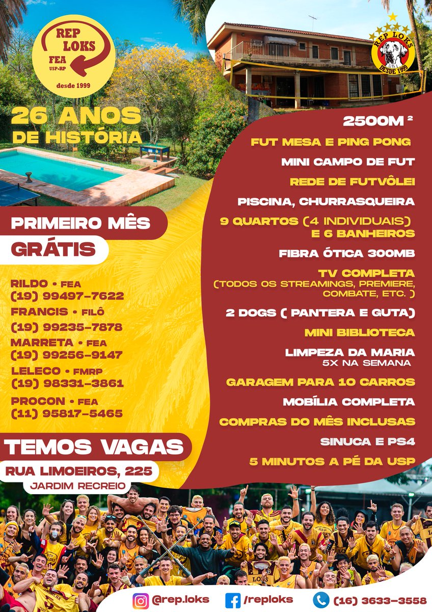 gui_penha09's tweet photo. Fala bixarada! Parabéns pela aprovação de vocês! Para tornar esse sonho ainda melhor, venha conhecer a Rep Loks, a mais antiga e mais linda de Ribeirão 💛
#EnemUsp #Ribeirão #RibeirãoPreto #USPRP #PASSEINAUSP https://t.co/vteuUANZCB