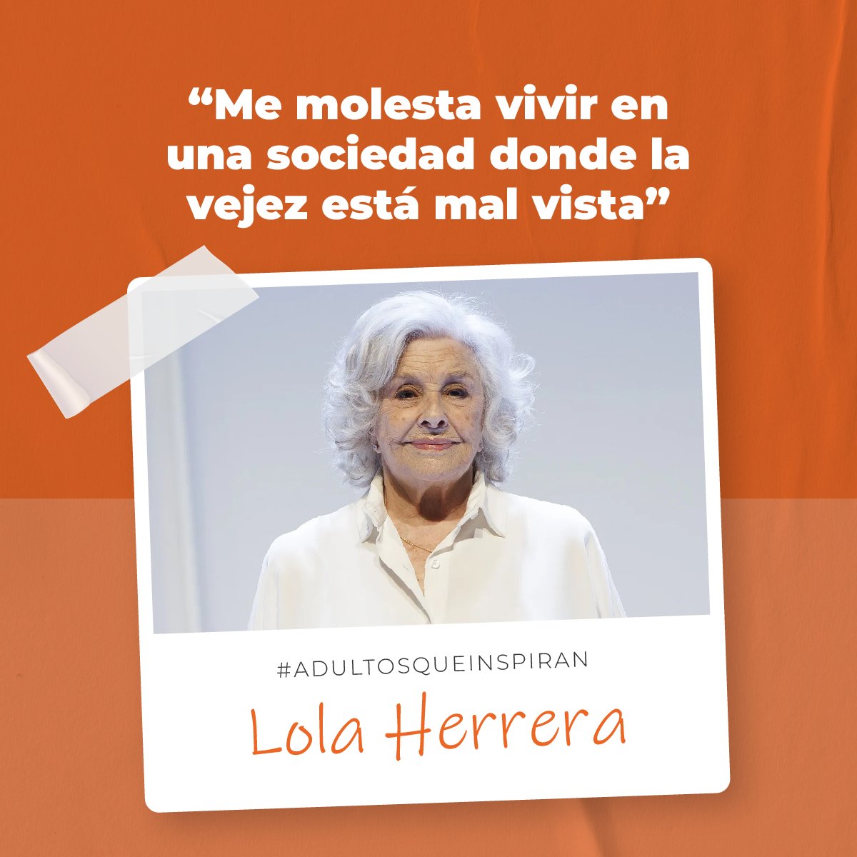 "Me molesta vivir en una sociedad donde la vejez está mal vista" – Lola Herrera. A sus 89 años, sigue brillando en el teatro y luchando contra el edadismo, recordándonos que cada etapa de la vida merece ser vivida y respetada. 🌟 #EnvejecimientoActivo #adultosmayoresqueinspiran