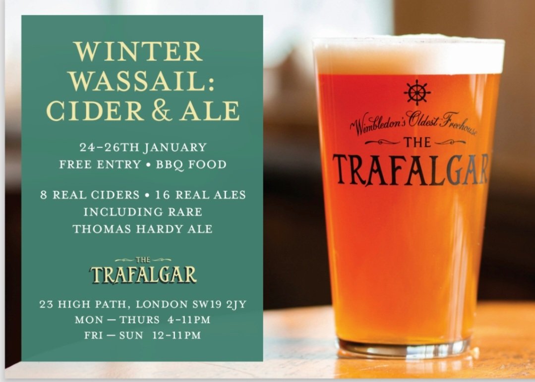 The Trafalgar (@trafalgarsw19) on Twitter photo π» One week to go! π»
Our Winter Wassail is only a week away. With a selection of real ciders & perries, and a host of casks from across the UK. 3 days of our best in South Londons finest
Meanwhile, this weekends selection including <a href="/burningskybeer/">burningskybeer</a> <a href="/FivePointsBrew/">The Five Points</a> & much more! π» One week to go! π»
Our Winter Wassail is only a week away. With a selection of real ciders & perries, and a host of casks from across the UK. 3 days of our best in South Londons finest
Meanwhile, this weekends selection including <a href="/burningskybeer/">burningskybeer</a> <a href="/FivePointsBrew/">The Five Points</a> & much more!