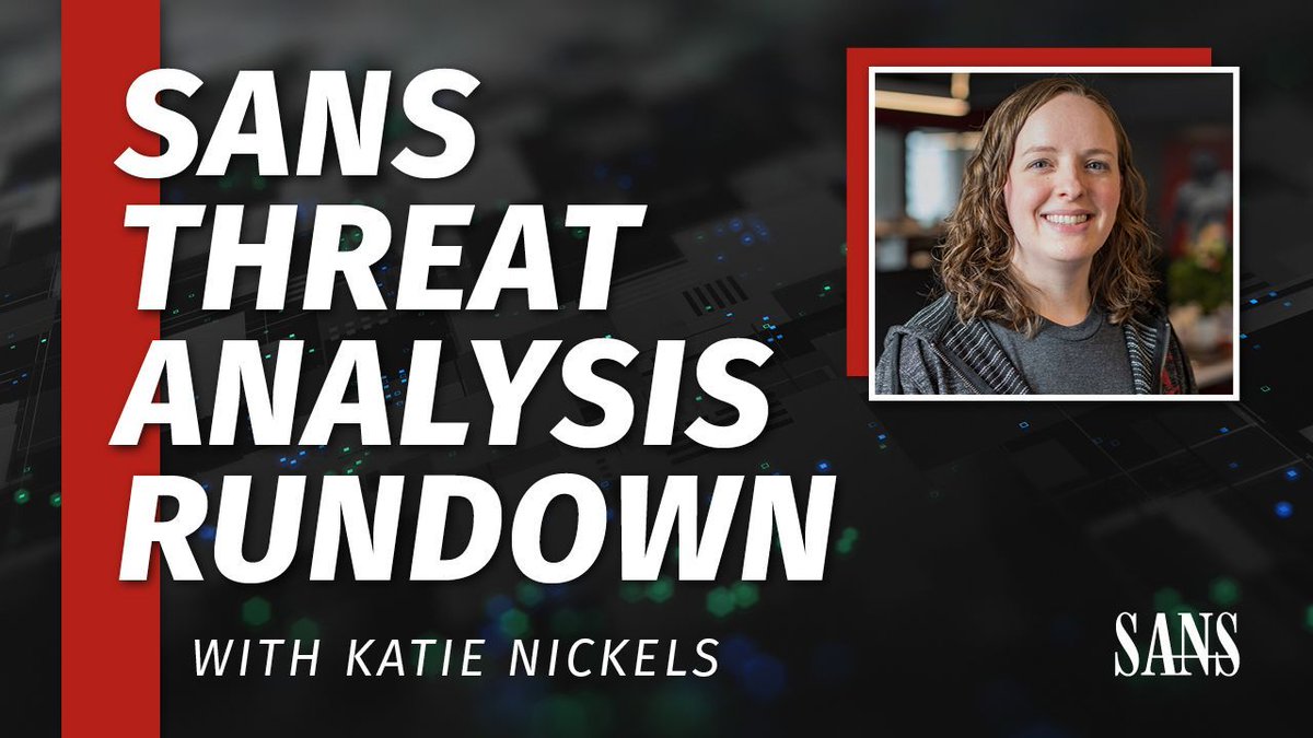 This month <a href="/likethecoins/">Katie Nickels</a> is joined by Rebekah Brown &amp; @rickholland to preview the upcoming #CTISummit! Hear about the must-see talks &amp; how to get the most out of your time.

📆 Thurs, Jan. 23
⏰ 1:00 pm EST
🚨 RSVP: buff.ly/3BZwGpv

#ThreatIntel #DFIR #ThreatIntelligence
