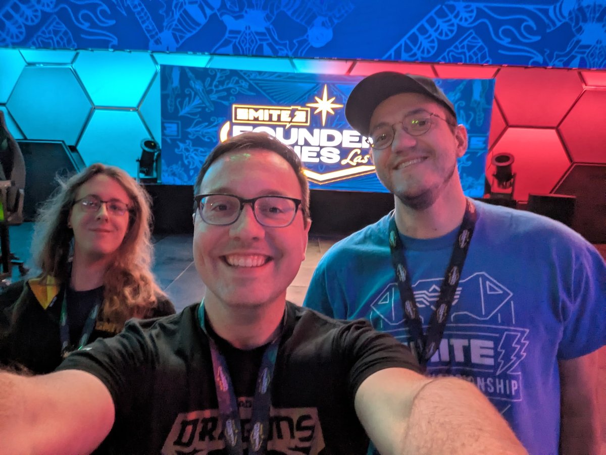 Front row squad. SMITE 2 Founder's Series Championship!  #smite2 <a href="/SMITEGame/">SMITE 2</a>