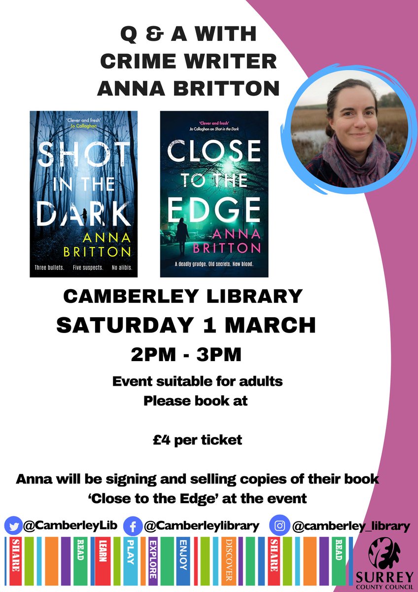 canelo_co's tweet image. Q & A with Crime Writer Anna Britton on the 1st of March. Don’t miss out!