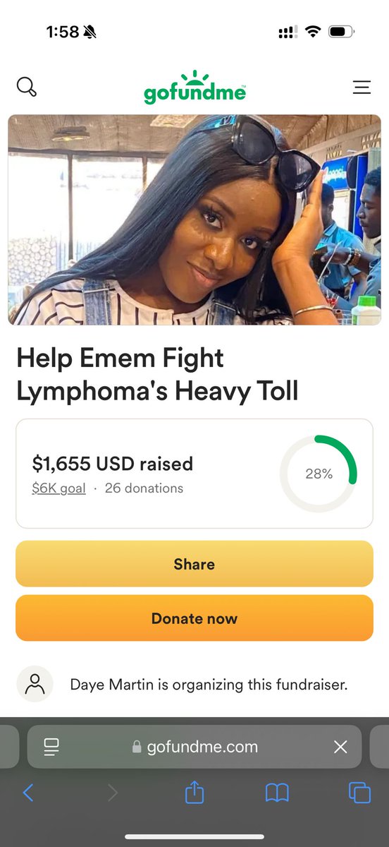 In 2023, Emem lost her only sibling and brother. Leaving her as the only surviving child of her widowed mum. Now, in a little over a year, she has been diagnosed with lymphoma, a type of blood cancer.

For a full year, Emem has been in and out of hospital,