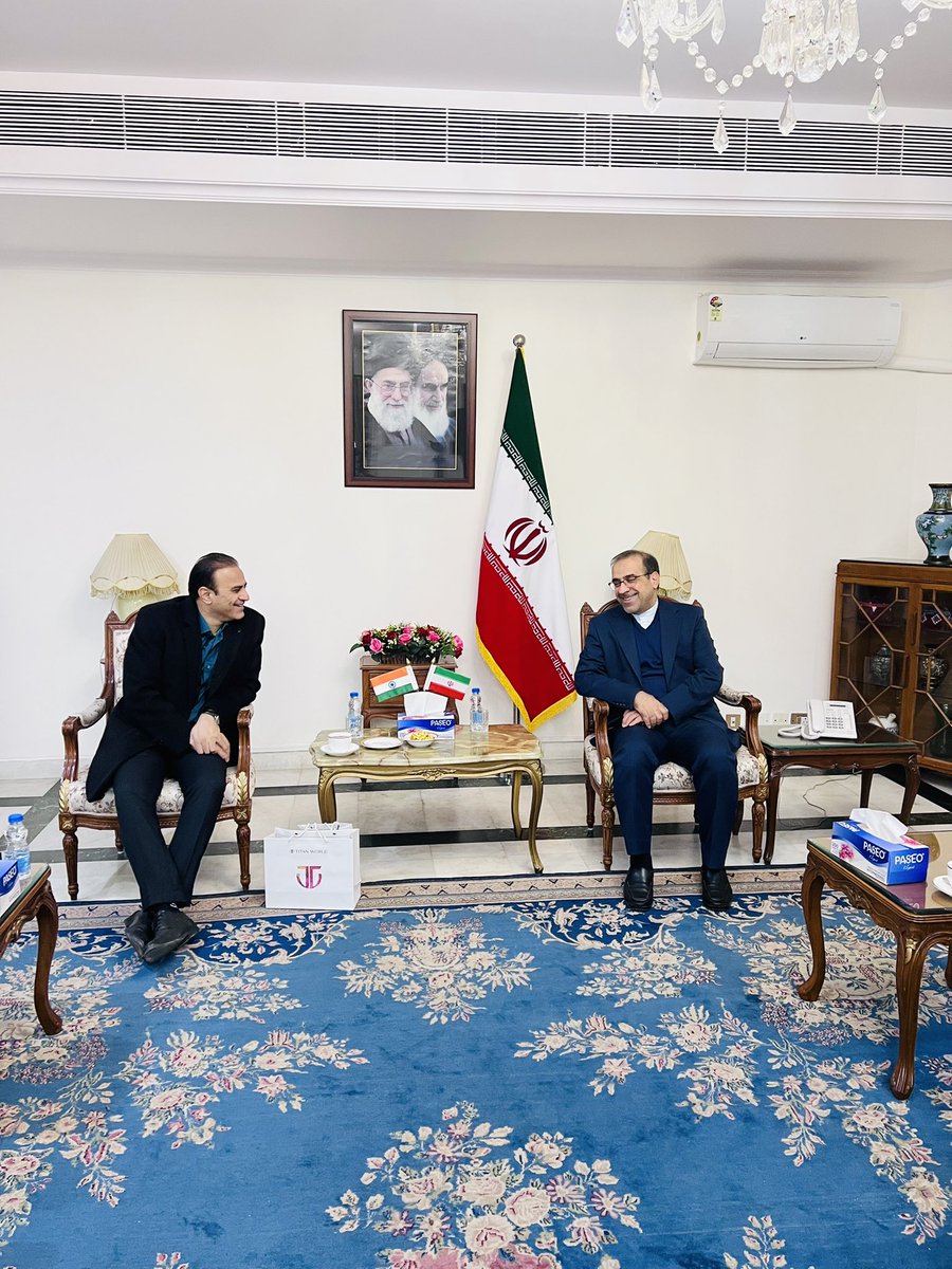 khan4m786's tweet photo. The meeting with the His Excellency Dr.Iraj Elahi, Ambassador of Iran was an engaging and fruitful discussion centered around the development of an educational exchange program. Both sides emphasized the importance of fostering academic collaboration and cultural understanding https://t.co/84rJVAdgIT