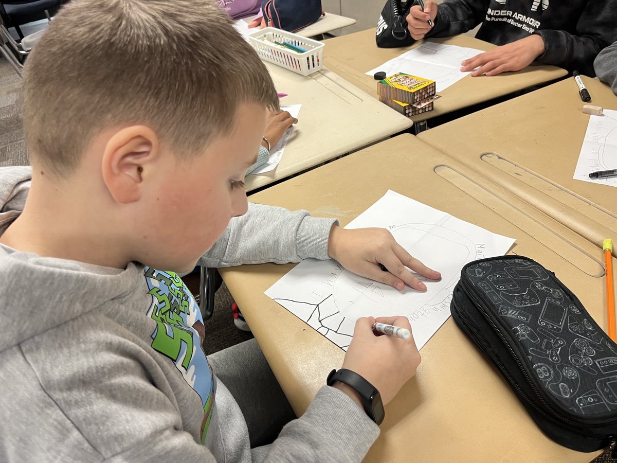 Drawing portraits of Dr. King while listening to “Pride (In The Name of Love)” after learning about his life and legacy.