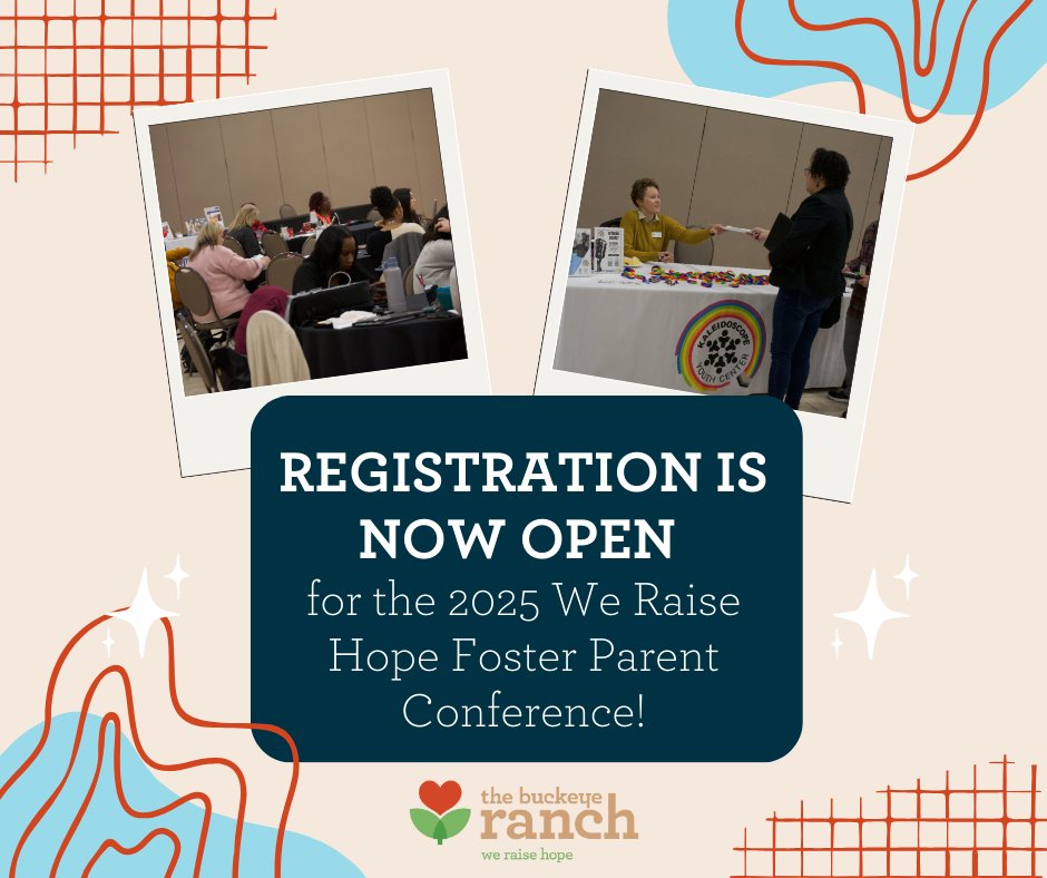 thebuckeyeranch's tweet image. Registration for the We Raise Hope Foster Parent Conference is now officially open! Ohio #fosterparents can register now at:
bit.ly/TBR_WeRaiseHop…