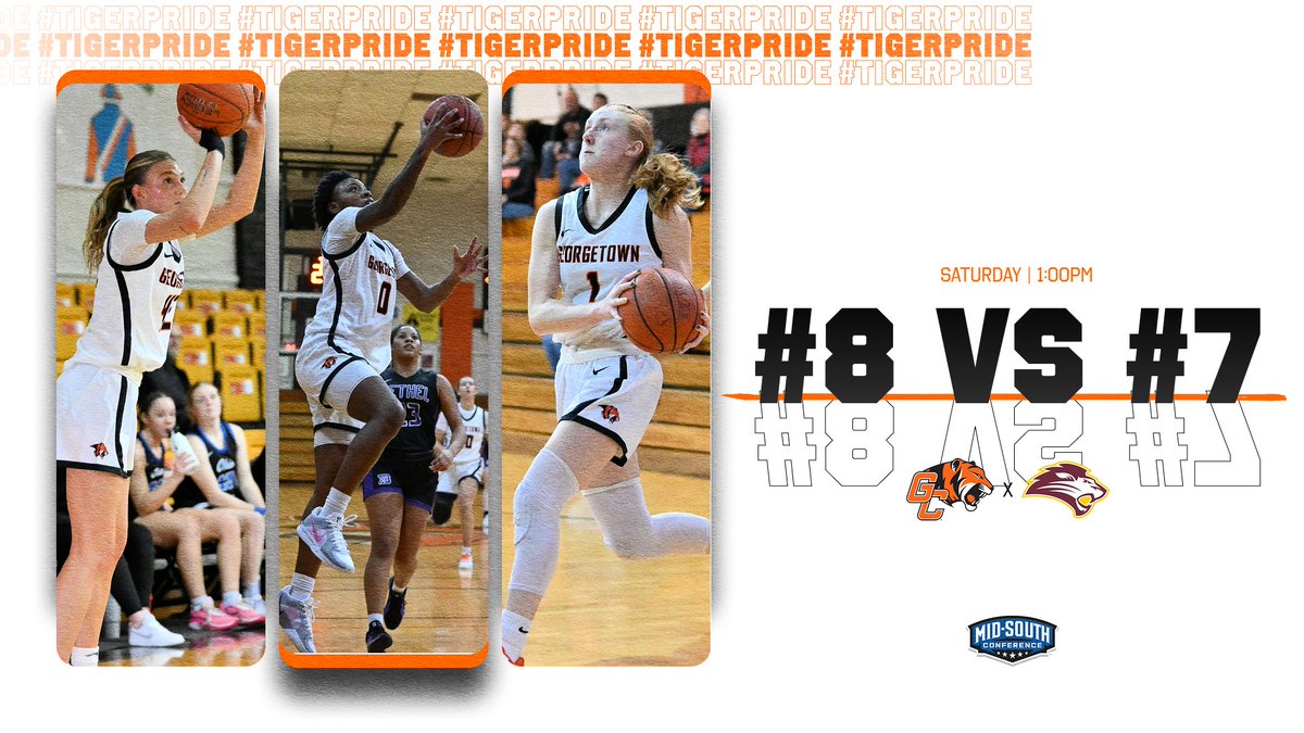 Tiger fans, we have a MASSIVE doubleheader tomorrow afternoon at Davis-Reid Alumni Gym. The 8th-ranked Tigers kick it off against #7 Freed-Hardeman at 1:00pm.

We need you there early and loud all day long! Let's pack the house! #TigerPride