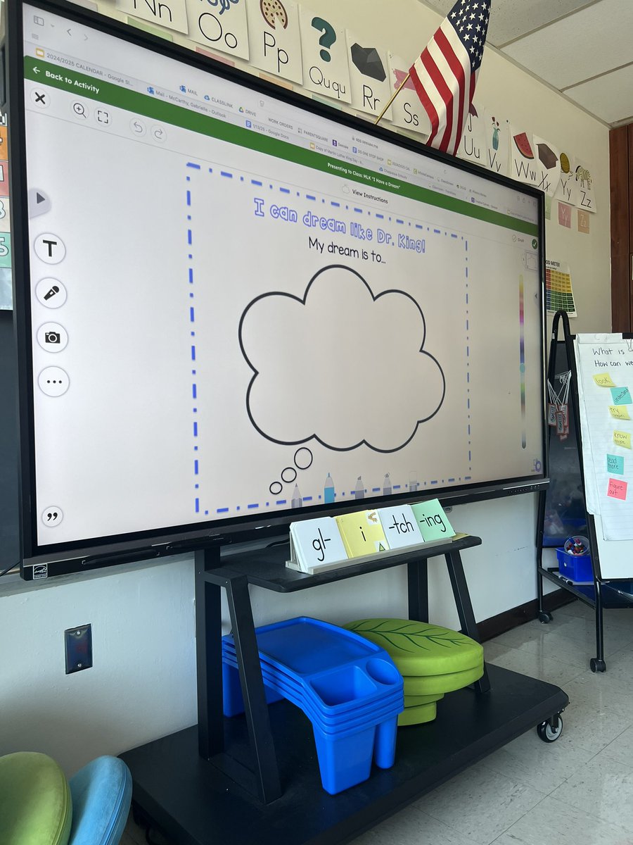 msgabbymccarthy's tweet photo. We are dreaming big in first grade! Today we learned about Dr. Martin Luther King Jr. and how he worked towards equality and kindness. Our students shared their own big dreams on @Seesaw! 🌟💭 #wearechappaqua https://t.co/3ULcFLFIeJ