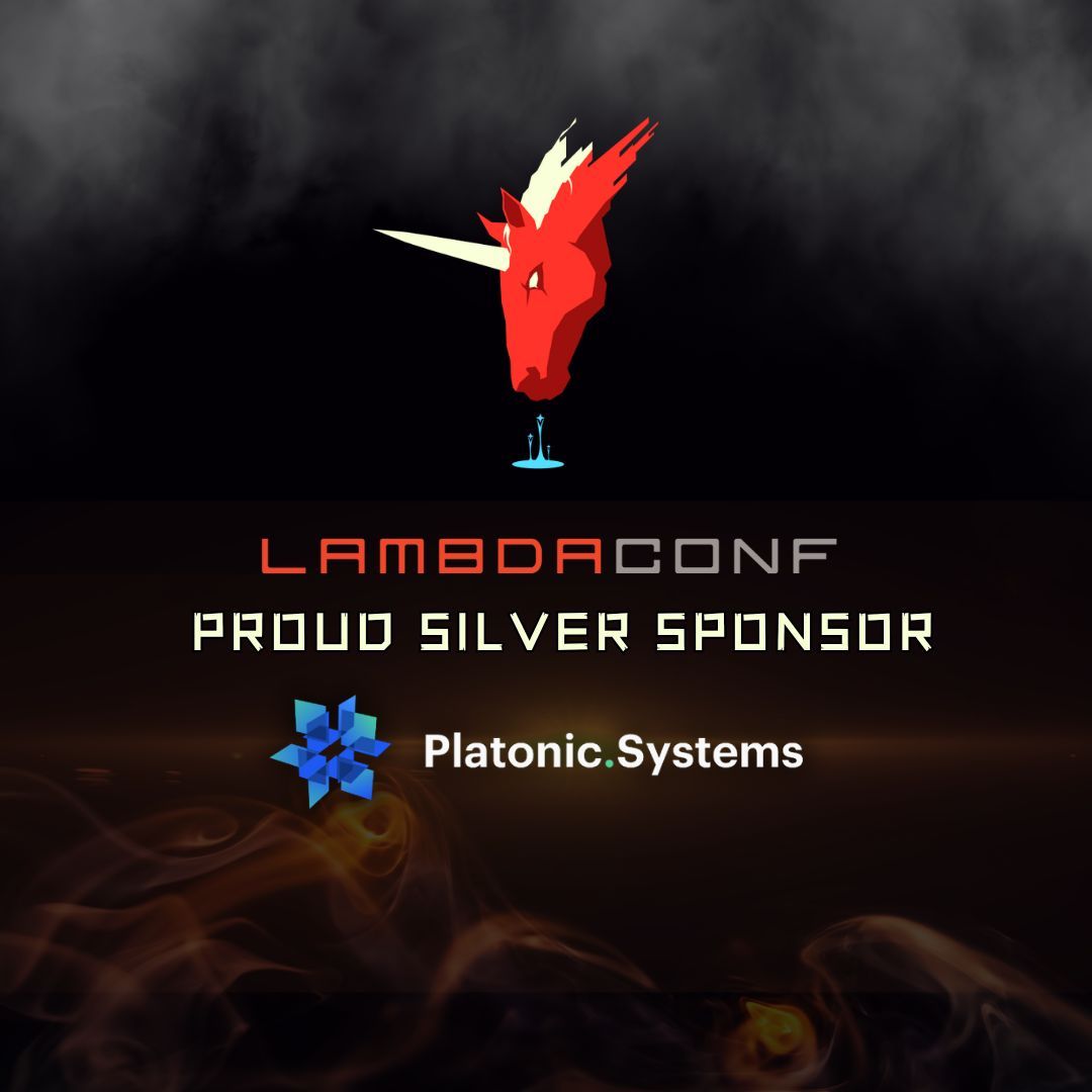 LambdaConf 2025 (@lambda_conf) on Twitter photo #LambdaConf2025 doesn't only have legendary speakers.
We have legendary sponsors.
Thank you to the team at <a href="/platonicsystems/">Platonic.Systems</a> for joining us once again!
Check out their booth at LambdaConf:
buff.ly/4e0ZYB9
Want a sneak peek? Check out Platonic Systems here: #LambdaConf2025 doesn't only have legendary speakers.
We have legendary sponsors.
Thank you to the team at <a href="/platonicsystems/">Platonic.Systems</a> for joining us once again!
Check out their booth at LambdaConf:
buff.ly/4e0ZYB9
Want a sneak peek? Check out Platonic Systems here: