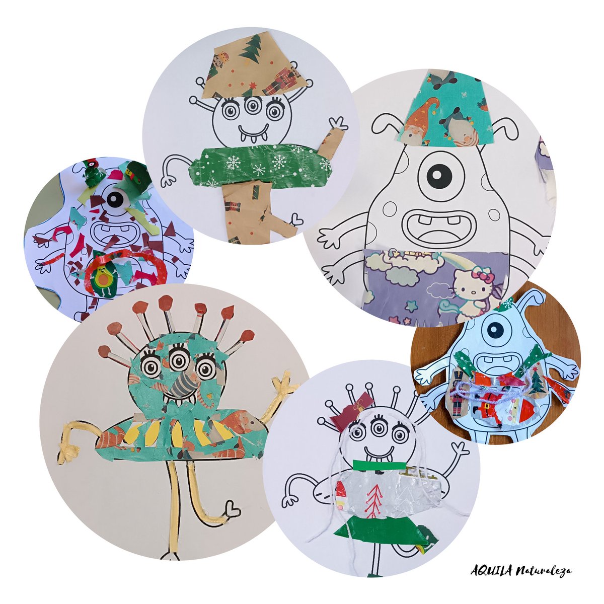 Esta semana hemos reutilizado de una forma creativa. Para ello hemos "vestido" a nuestro monstruo con: folletos de publicidad, recortes de revistas, telas, papel de regalo,etc...¡hemos aprendido otra forma de reutilizar/reciclar!

Gracias a la Fundación Ciudad Saberes.