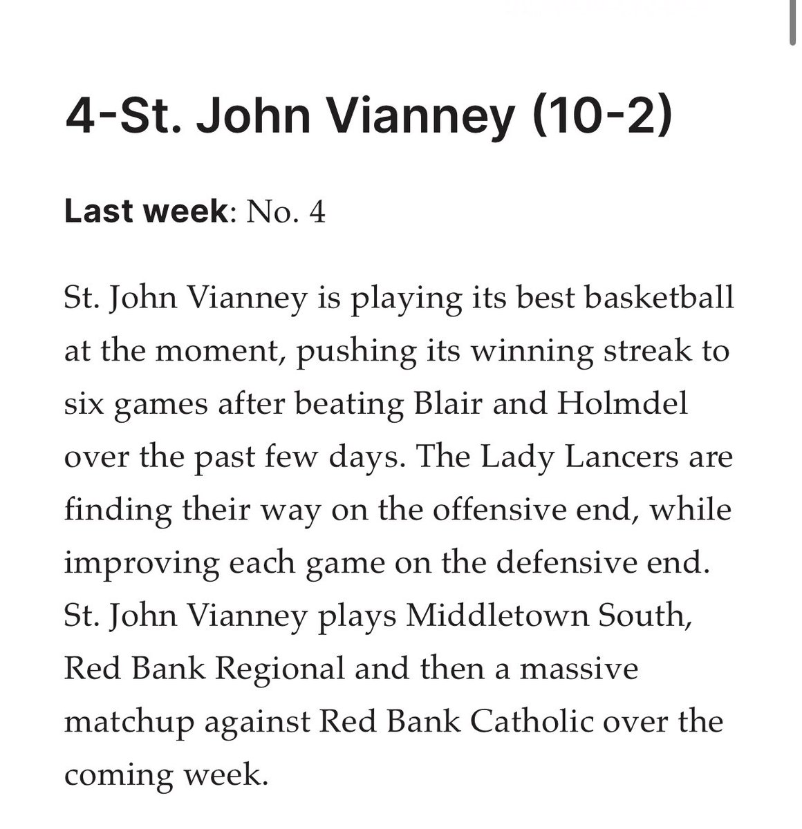 JTHoopsNJ's tweet image. Honored to be a part of this great event !

Girls game at 7pm on Saturday 1/18/2025 features:

SJV #4 in NJ
         vs
RBR #15 in NJ

@rbrathletics 
@sjvcoach @TinyGreenNBS @dbrust1030 @nlowe11 @KevinPerrington @NJLadiesHoops