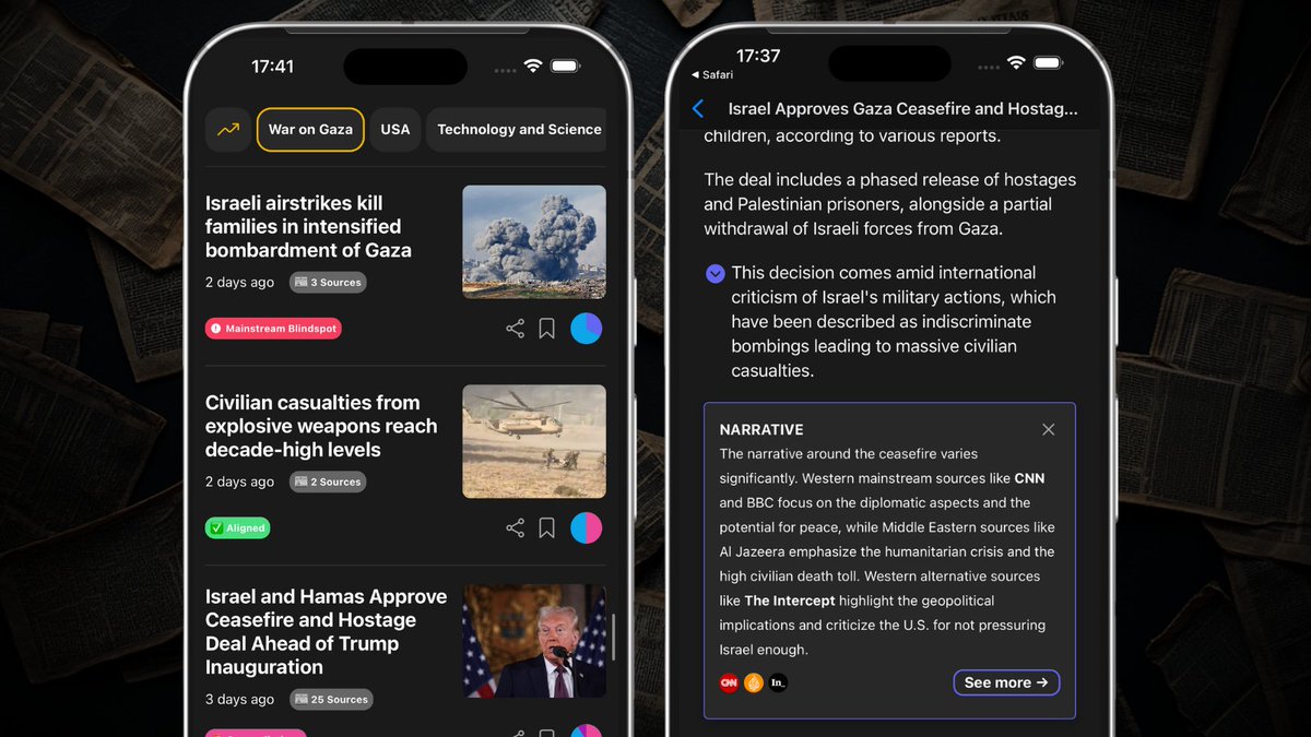 newscord_org's tweet image. Our app is now live!

15 months of genocide exposed the dangers of Western media’s narrative control.

NewsCord equips you to spot their tricks, call them out, and take action - all in one place

Full explanation (1/4) 🧵