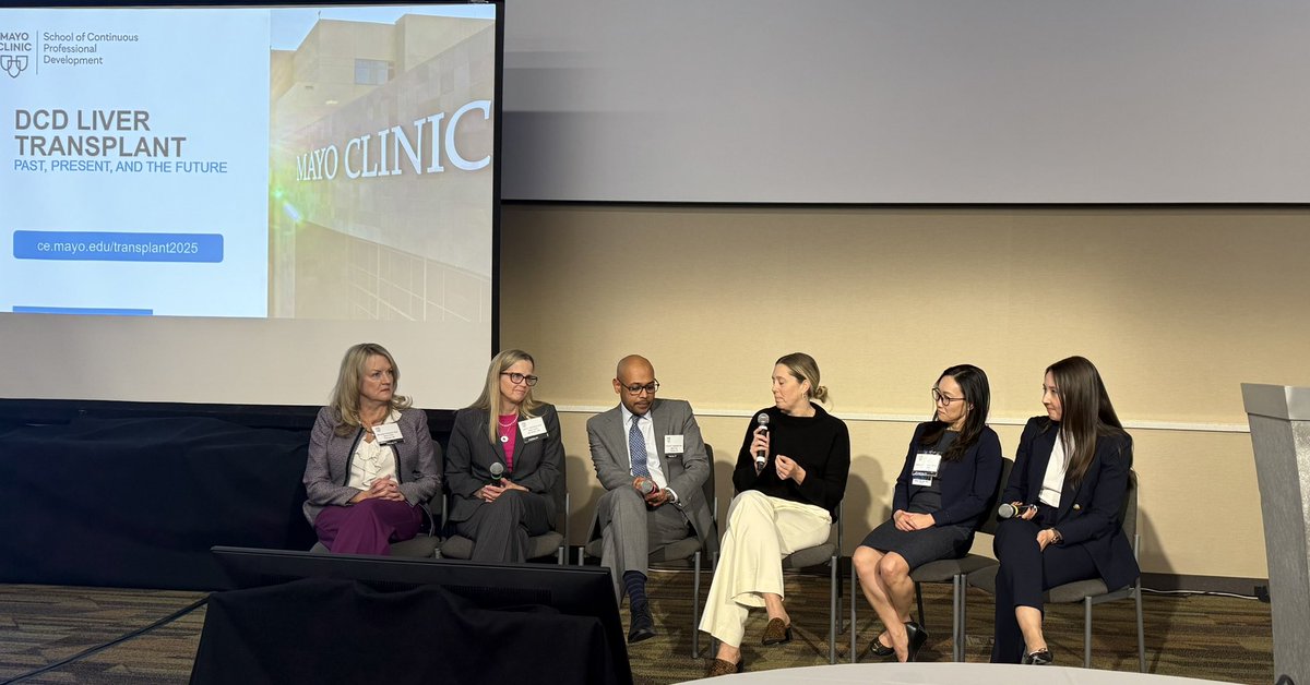 Kristopher Croome (@kriscroome) on Twitter photo Successful DCD Liver Transplant: Past, Present, and the Future 2025 Course at Mayo Clinic Arizona prior to ASTS Winter Symposium. Outstanding talks and #NRP #NMP hands-on lab.
<a href="/MCTransplntSurg/">Mayo Clinic Transplantation Surgery</a> <a href="/MayoTransplant/">Mayo Clinic Transplant</a>
<a href="/ShennenMao/">Shennen Mao, MD</a> <a href="/tydiwan/">Ty Diwan</a>
<a href="/MathurAmitK/">Amit K. Mathur, MD MS FACS</a> <a href="/aqel_bashar/">Bashar Aqel</a>
<a href="/JulieHeimbach/">Julie Heimbach</a> Successful DCD Liver Transplant: Past, Present, and the Future 2025 Course at Mayo Clinic Arizona prior to ASTS Winter Symposium. Outstanding talks and #NRP #NMP hands-on lab.
<a href="/MCTransplntSurg/">Mayo Clinic Transplantation Surgery</a> <a href="/MayoTransplant/">Mayo Clinic Transplant</a>
<a href="/ShennenMao/">Shennen Mao, MD</a> <a href="/tydiwan/">Ty Diwan</a>
<a href="/MathurAmitK/">Amit K. Mathur, MD MS FACS</a> <a href="/aqel_bashar/">Bashar Aqel</a>
<a href="/JulieHeimbach/">Julie Heimbach</a>