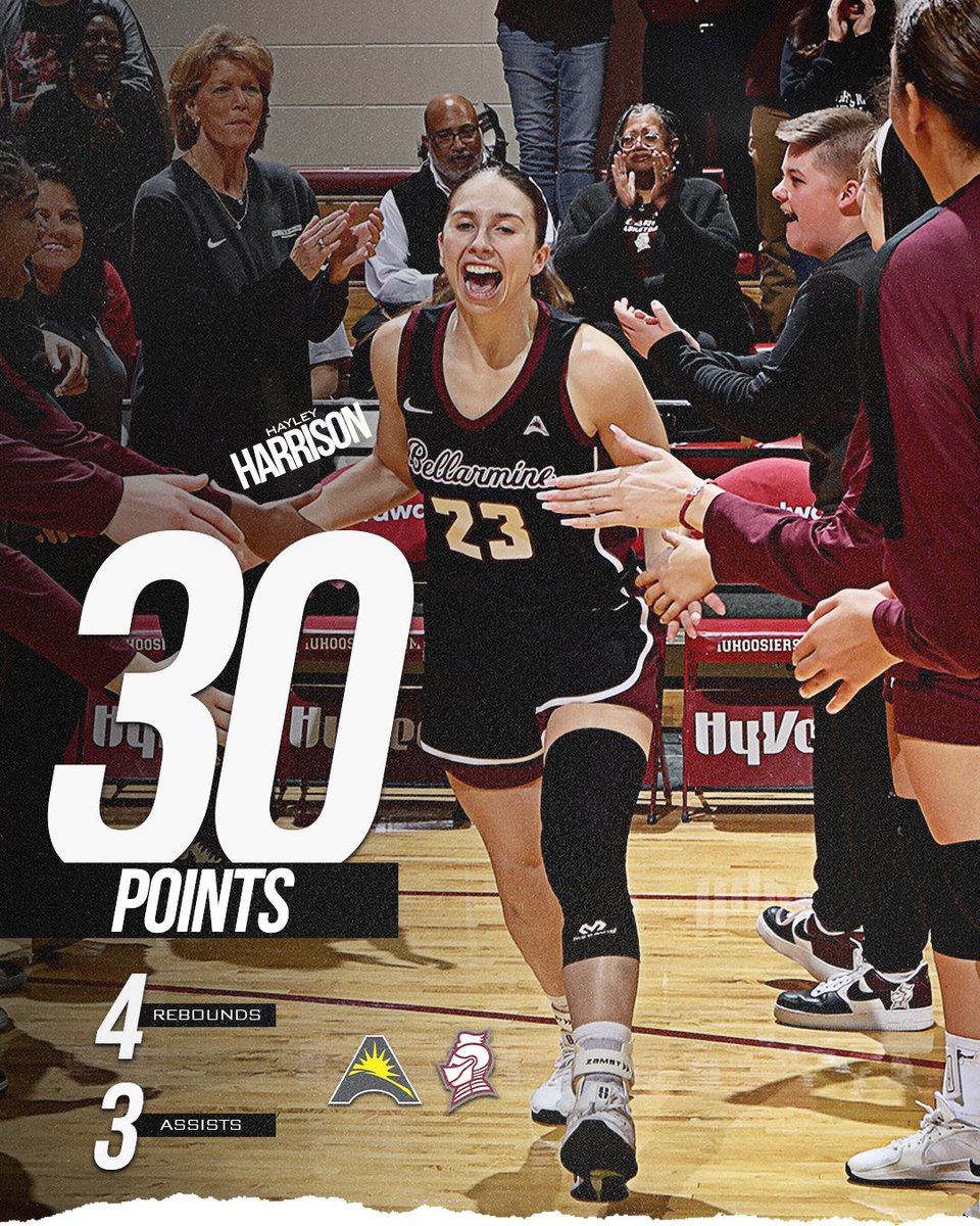 ASUNSports's tweet photo. Another big time performance from Hayley Harrison in @BUKnightsWBB’s OT win last night 💥

#ASUNWBB https://t.co/jsHPYBDCNs