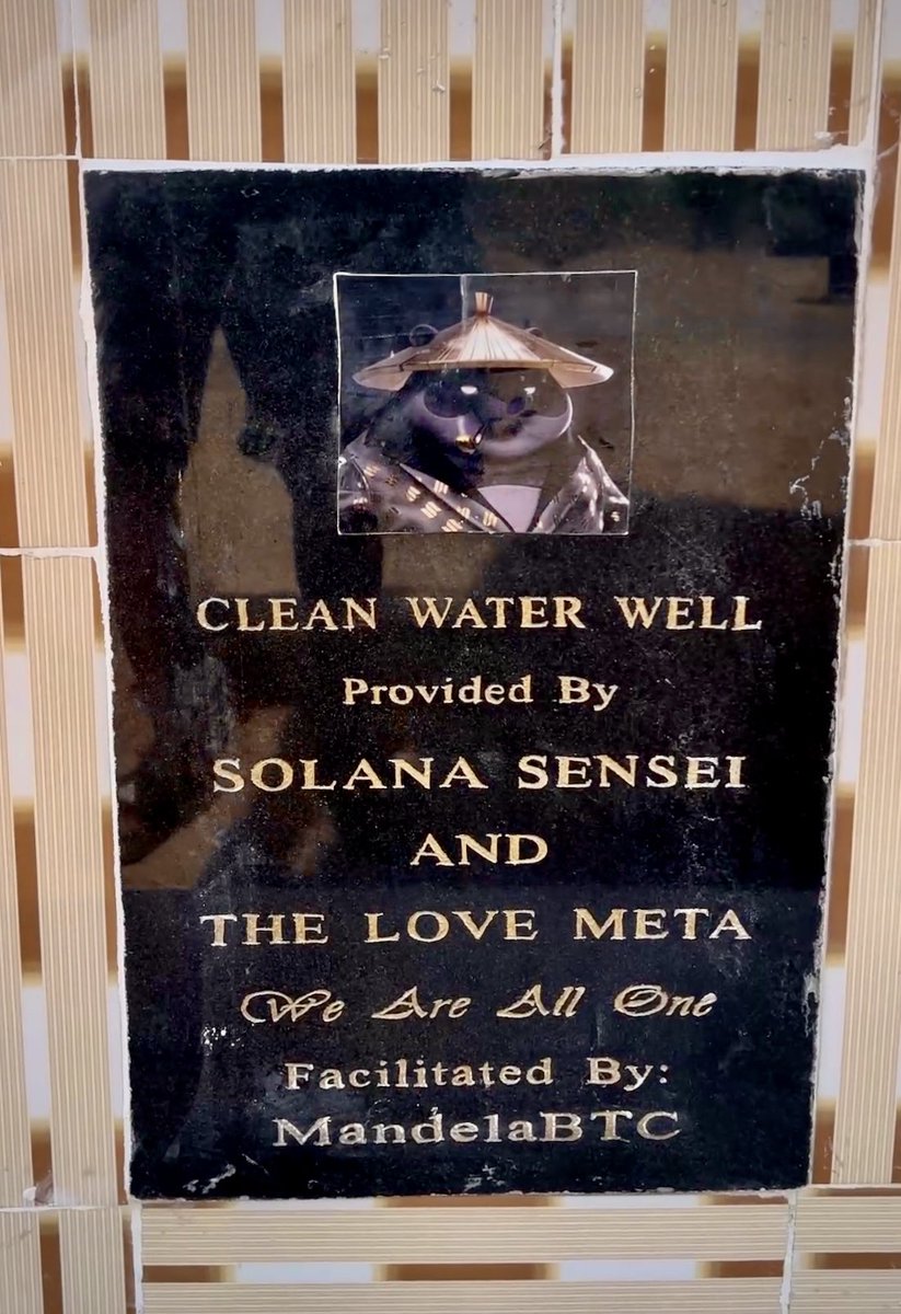 I built my first well in Nigeria.

This is the first of many. I plan to build many of these in 2025 all over Africa.