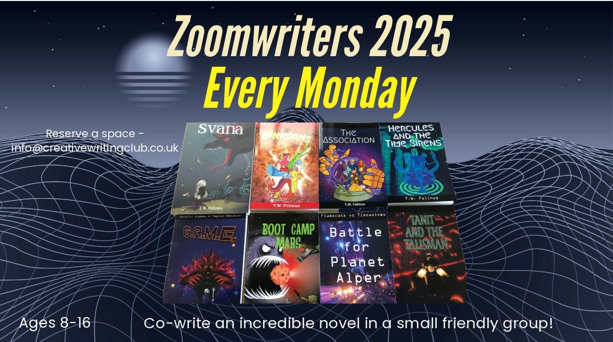 CWClubUK's tweet image. Join us for some cool creative writing adventures starting at 11:15am on Mon.
buff.ly/3vspSIc