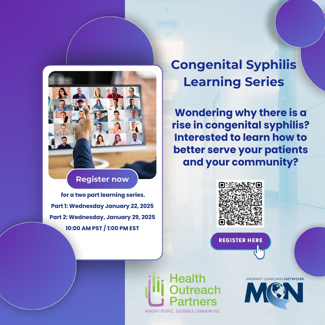 Since 2014, congenital syphilis has increased 740%! 
Join our webinar to learn more about how you can help decrease cases in MSAW communities
Register now !
us02web.zoom.us/webinar/regist…