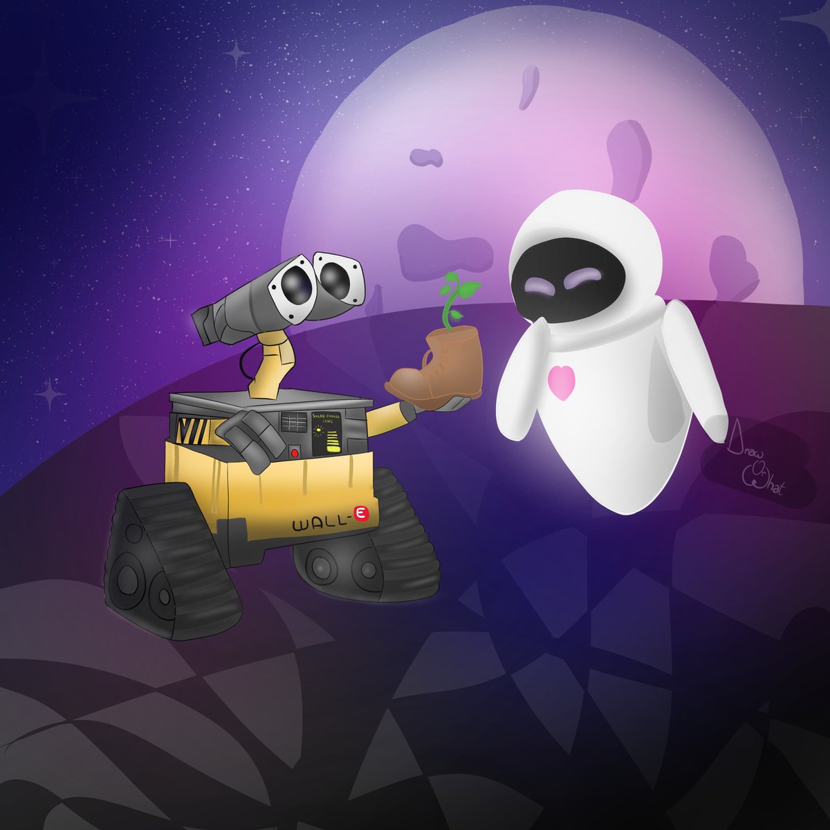 DrawOrWhat's tweet photo. Wall-e and Eve FanArt.💜
#draworwhat #drawing #draw #ilustration #fanart #disney #disneyfanart #walle #walleandeve #wallefanart #disneyilustration #disneydrawing https://t.co/scSljiAoVE