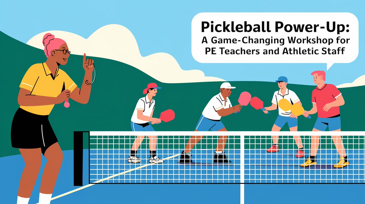 🎾🏓 #PhysEd teachers &amp; athletic staff, spots are filling up fast for our Pickleball Power-Up workshop! Say goodbye to boring PD &amp; hello to an engaging day of pickleball strategies. Reserve your spot for Jan 31, 2025: gem.godaddy.com/s/046fab1 Don't miss out on the #Pickleball fun!