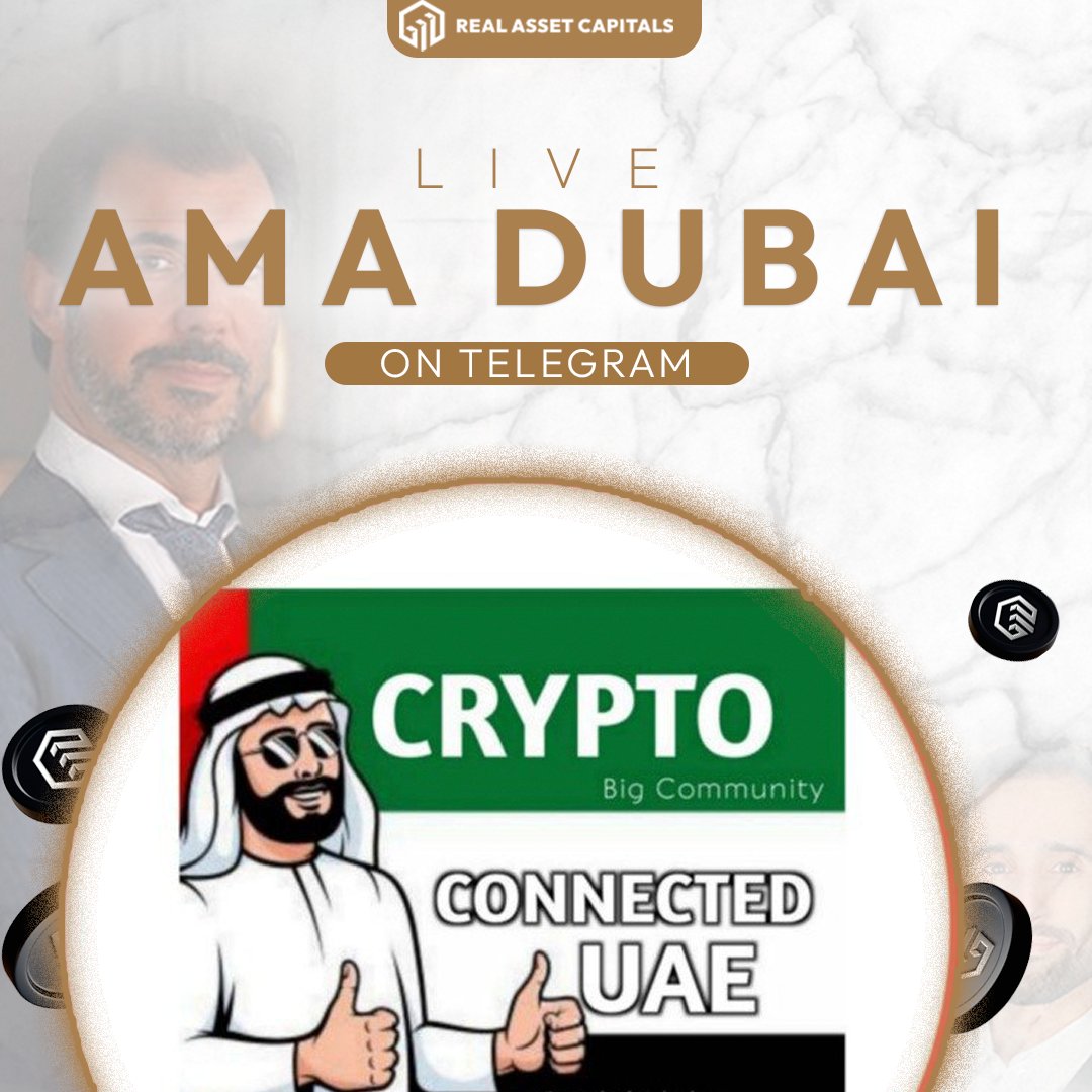 realasset_cap's tweet photo. DUBAI AMA🙌

🎙 Get ready for a special moment! This Monday, live from Dubai, we’re hosting an unmissable AMA.

🕒 Time: 7PM UTC
📍 Location: https://t.co/BEEZxFrLaP

💬 Bring your questions and positive energy! 🚀

#AMA #Dubai #SegundaImperdível https://t.co/UJ4IkyclSC
