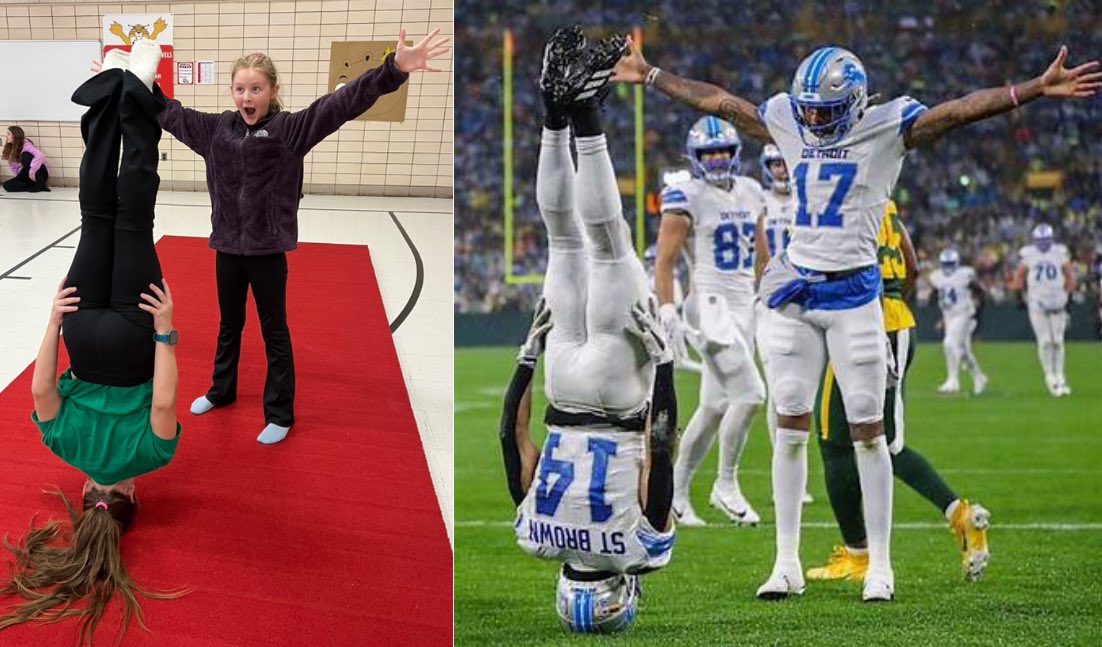 I think these girls are ready for the playoffs! 🏈 <a href="/Lions/">Detroit Lions</a> <a href="/amonra_stbrown/">Amon-Ra</a>