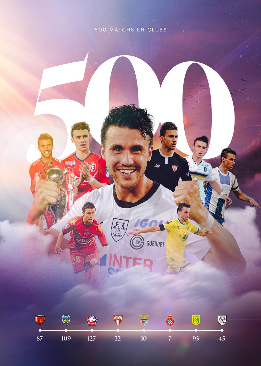 Amiens SC (@amienssc) on Twitter photo 5️⃣0️⃣0️⃣ MATCHS EN PRO !
Titulaire ce soir, Sébastien Corchia atteint la barre mythique des 500 matchs en professionnel. Un joueur de grande classe, au service du football, et une immense fierté pour l'Amiens SC de te compter parmi nous ! 🤩
<a href="/LEMANSFC/">LE MANS FC</a> <a href="/FCSM_officiel/">FC Sochaux-Montbéliard</a> <a href="/losclive/">LOSC</a> 5️⃣0️⃣0️⃣ MATCHS EN PRO !
Titulaire ce soir, Sébastien Corchia atteint la barre mythique des 500 matchs en professionnel. Un joueur de grande classe, au service du football, et une immense fierté pour l'Amiens SC de te compter parmi nous ! 🤩
<a href="/LEMANSFC/">LE MANS FC</a> <a href="/FCSM_officiel/">FC Sochaux-Montbéliard</a> <a href="/losclive/">LOSC</a>