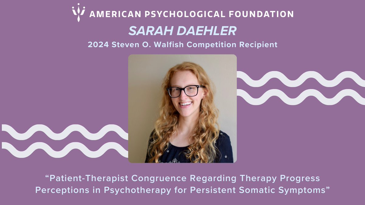 American Psychological Foundation tweet media