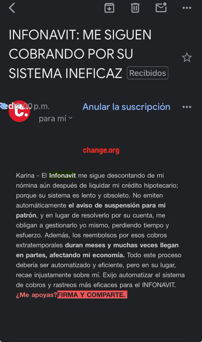 ⁦<a href="/OctavioRomero_O/">Octavio Romero</a>⁩ mire lo que anda en change, dígame por favor que no es cierto 🙏🙏🙏🙏