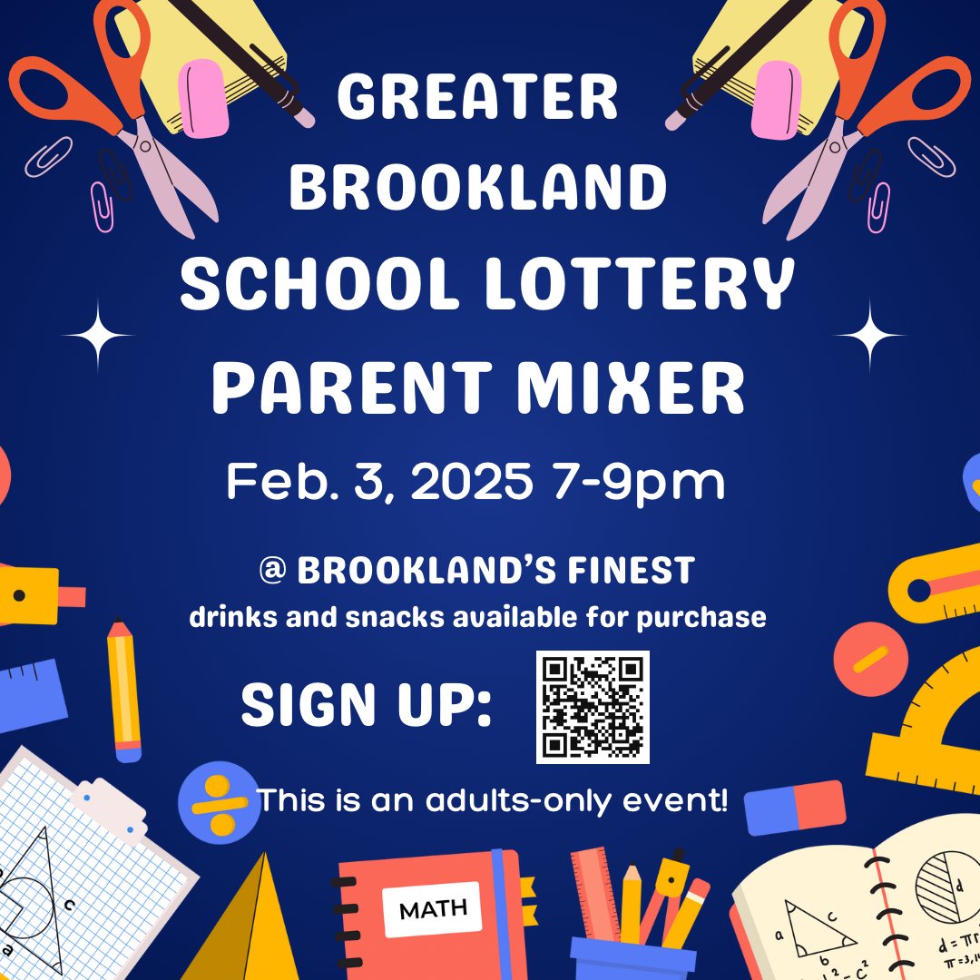 jlrhart's tweet image. Brookland & Ward 5 parents! Come out on Feb. 3 and talk schools & lottery with other parents. We need current and prospective parents to join! More info and registration 👇