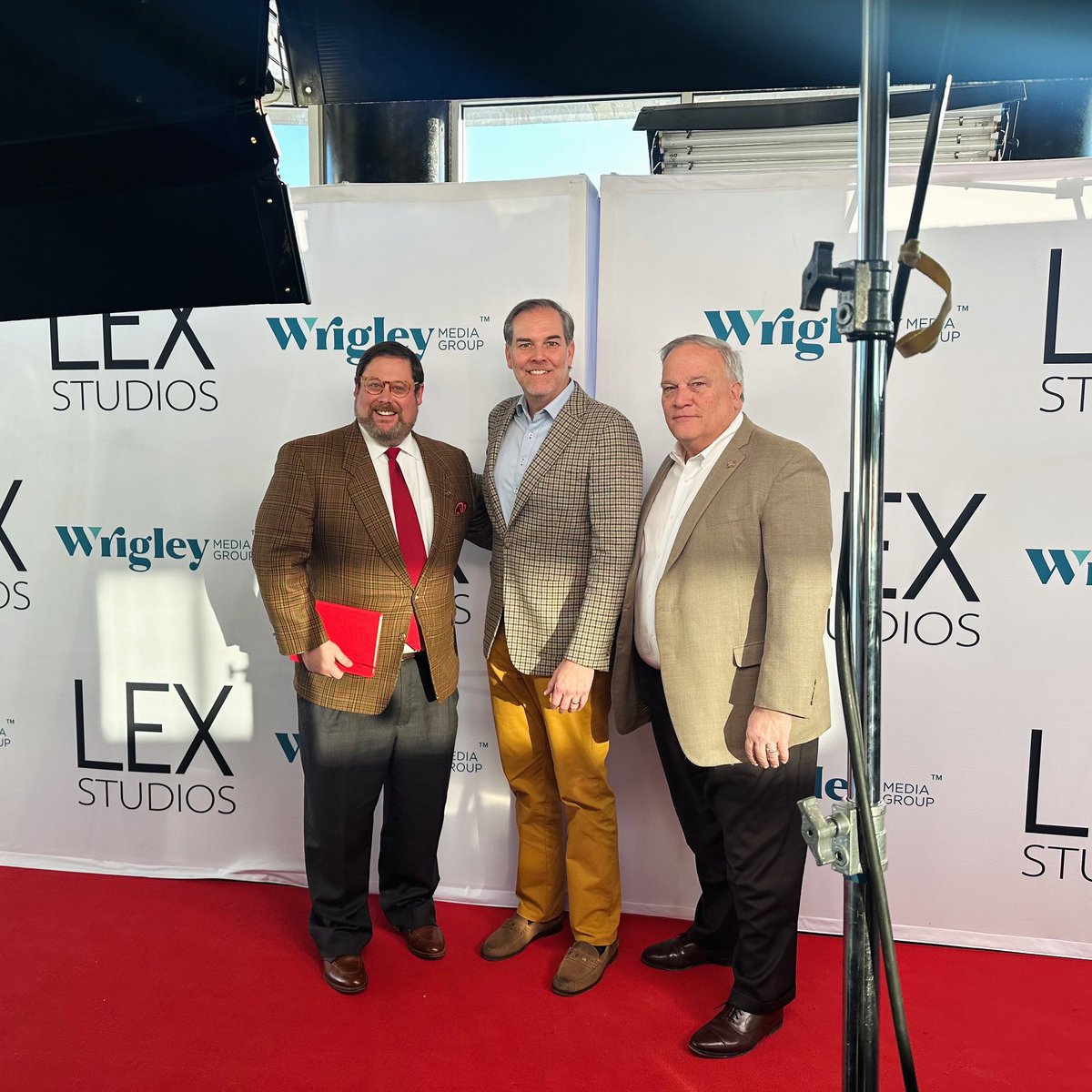 Great meeting with Senate President Robert Stivers, Floor Leader Max Wise and Senator Phillip Wheeler, and showing them everything that Wrigley Media Group and LEX Studios has in the works for 2025! 

 <a href="/KYSenateGOP/">KY Senate Majority</a>  <a href="/SenWheeler31/">Phillip Wheeler</a> <a href="/kysenatepres/">Robert Stivers</a> <a href="/maxwellwise/">Max Wise</a>