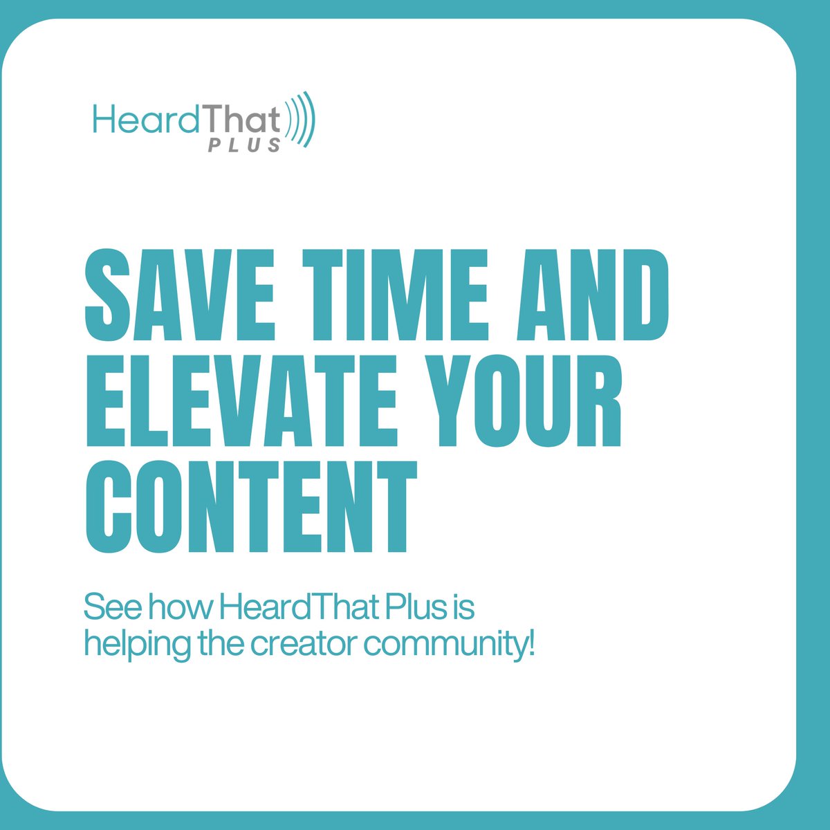 heardthatai's tweet photo. ✨ What Creators Are Saying About HeardThat Plus:

“Editing captions &amp; transcripts is now a breeze!”
“It saves so much time!”
“The accuracy is a game-changer!”

Ready to level up your content? Try HeardThat Plus for FREE today: 👉 https://t.co/zq128IQogU https://t.co/qPevDUNYlA