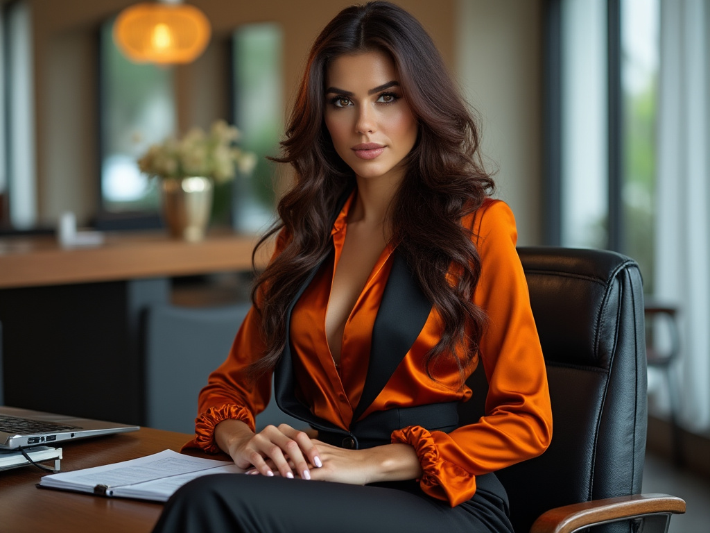 AIFashionChic's tweet photo. π©βπΌβ¨ Where elegance meets empowerment.
Lady Boss transforms her glamorous office into the foundation of her unstoppable empire. ππΌ
#LadyBoss #ExecutiveChic #GlamAndPower
Image by @grok https://t.co/P0EH5IUsrS